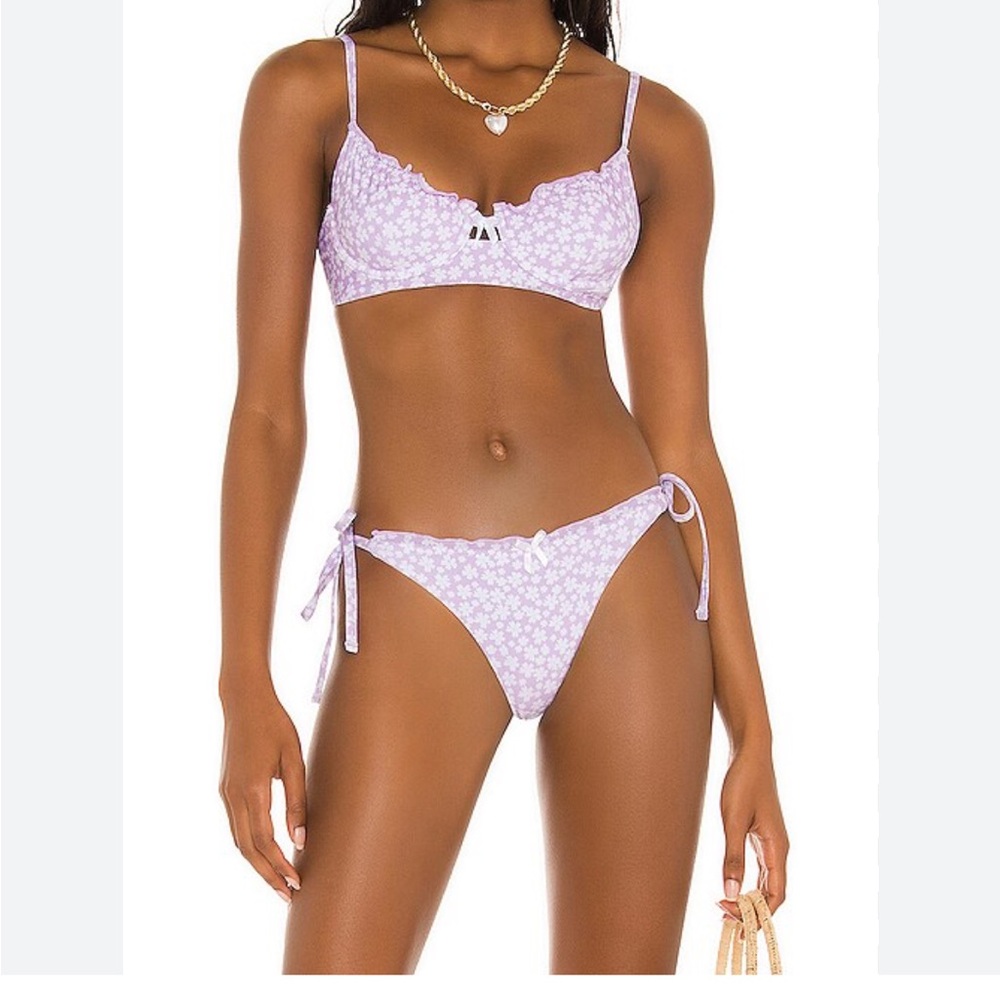 B Swim Lilac Fields bikini. Size small (top and bottom)